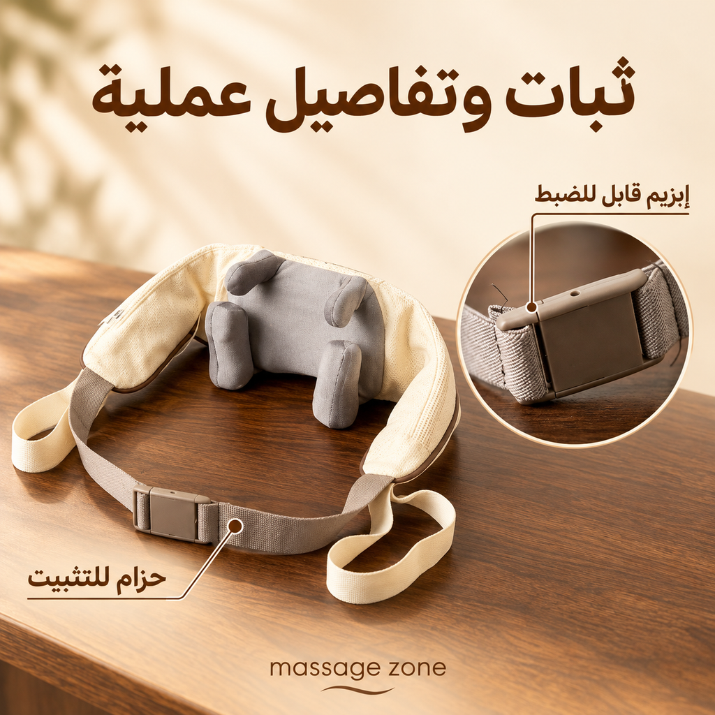 Neck & Body Massager with Adjustable Strap and Hand Loops