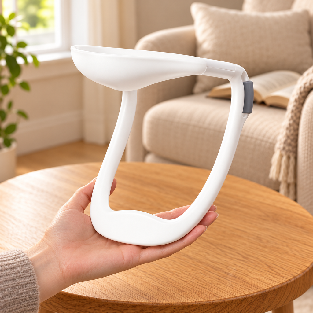 Open-Frame Neck Support Brace with Chin Rest