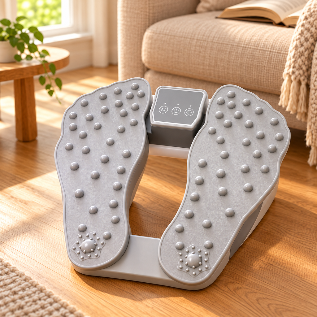 USB-Powered Foot Massager with Textured Foot Pads
