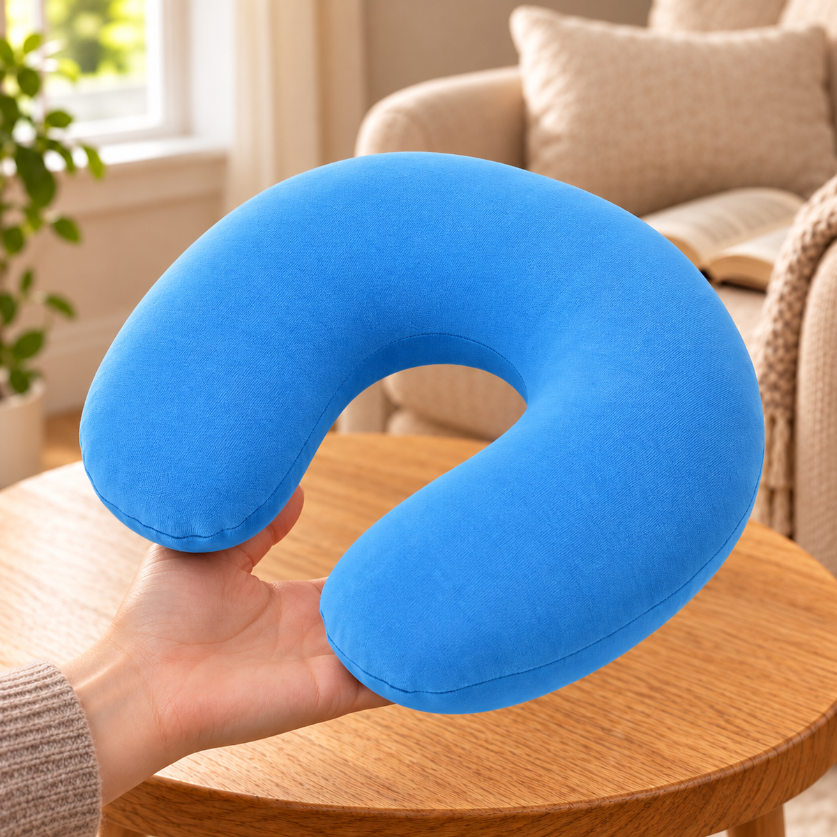 Soft U-Shaped Travel Neck Pillow